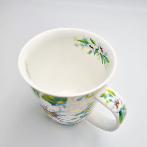 Becher Nevis - White Anemones Blue Dunoon Sammlertasse Tasse Becher Teetasse