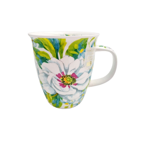 Becher Nevis - White Anemones Blue Dunoon Sammlertasse Tasse Becher Teetasse