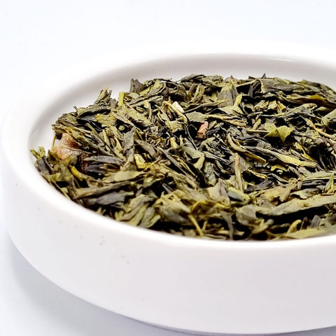 Grüner Tee mit Ginseng Tee und Kräutergalerie