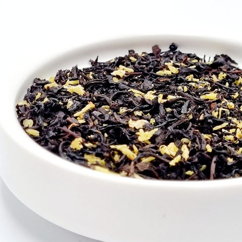 Kokos Mandel Schwarztee Tee und Kräutergalerie